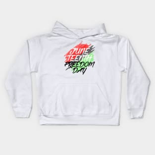 juneteenth celebration freedom Kids Hoodie